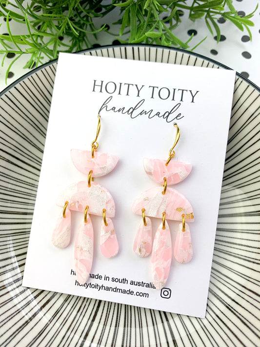 ROSE QUARTZ Delicate Dangles